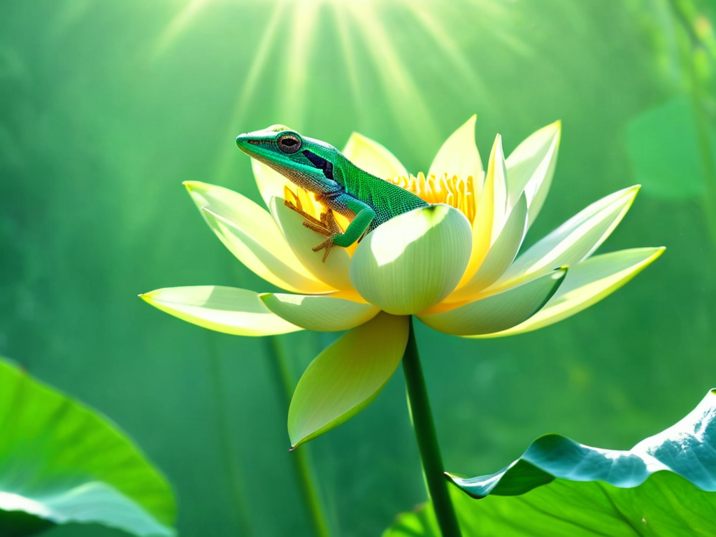 色や行動で変わるトカゲからのメッセージ