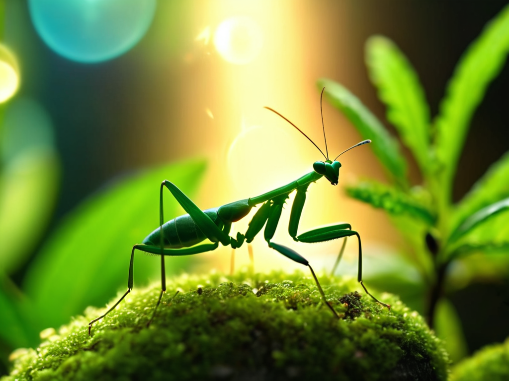 緑色のカマキリが示すスピリチュアルなメッセージとは？